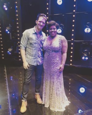 Matthew Morrison and Amber Riley Photo