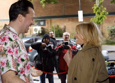 Jez Bond and Michelle Collins Photo