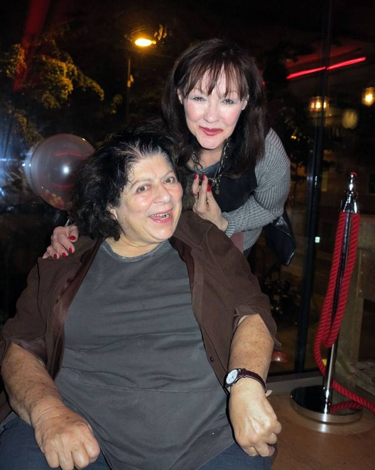 Miriam Margolyes and Frances Barber at 