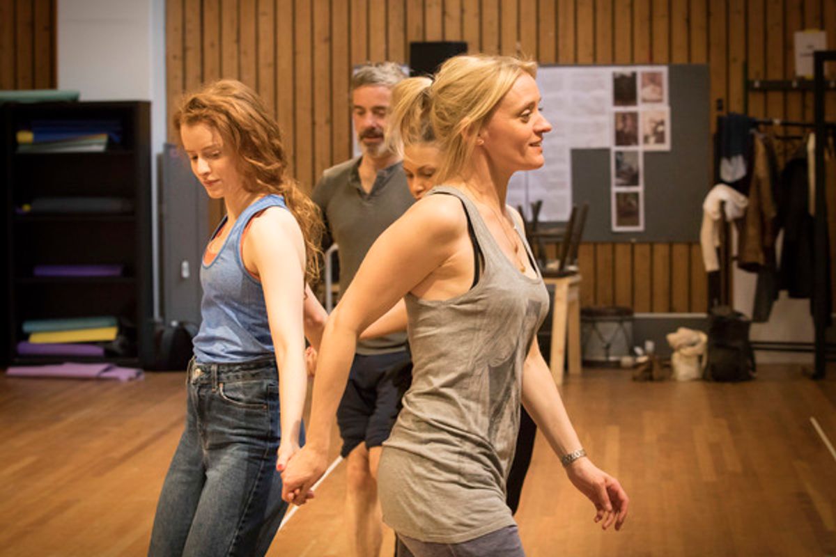 Anne-Marie Duff and Hannah Hutch at 