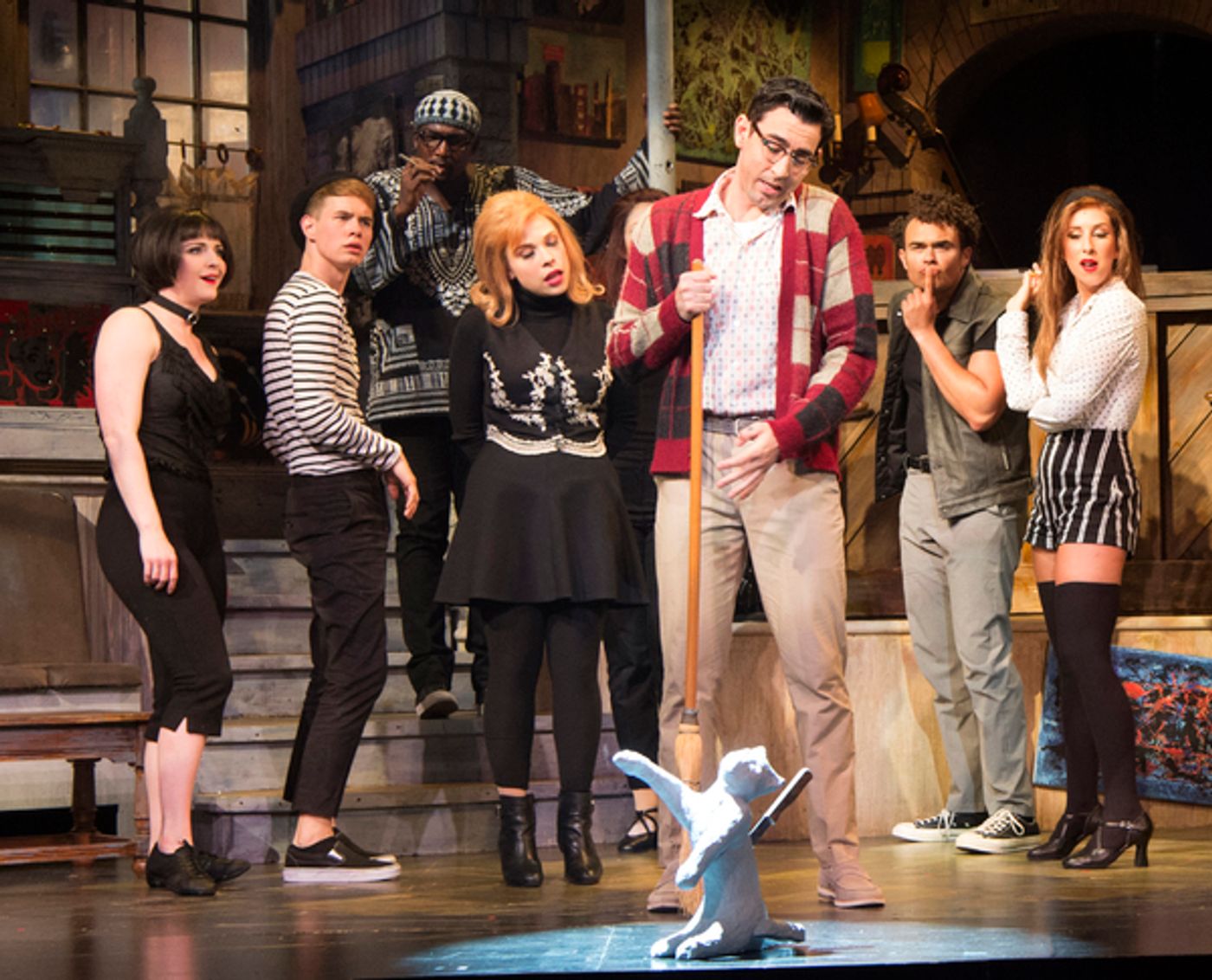 Photo Flash: First Look at Max Crumm, Ann Morrison and More in the World Premiere of Glenn Slater and Wendy Wilf's BEATSVILLE at Asolo Rep  Image