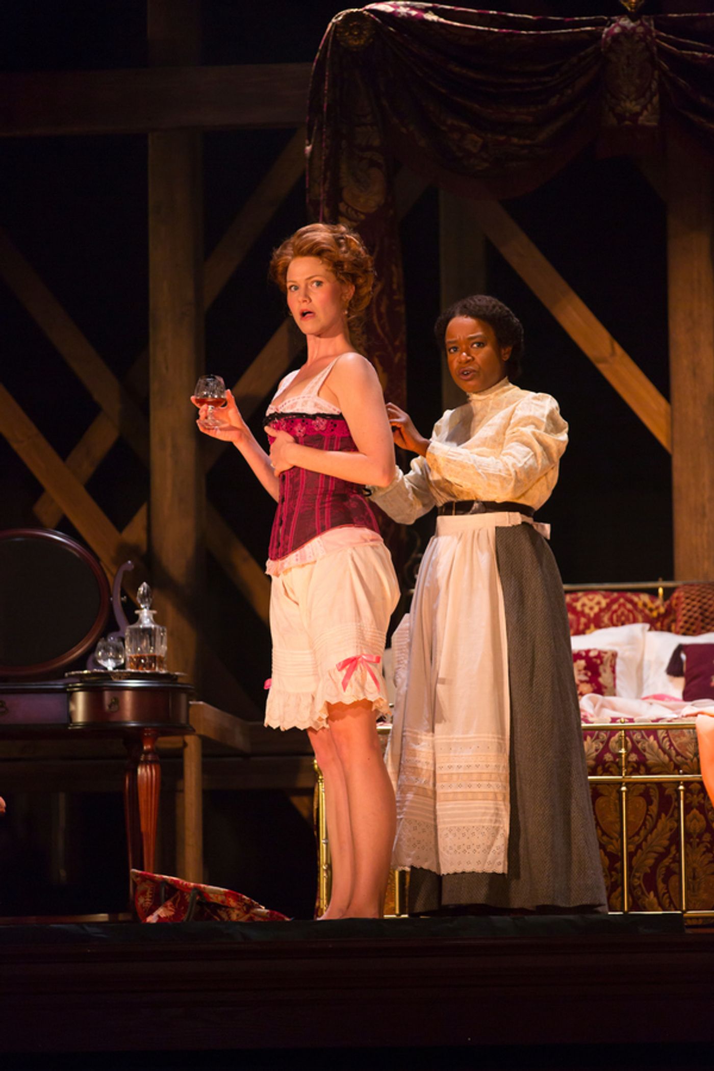 Photo Flash: First Look at McCarter's INTIMATE APPAREL, Plus Lynn Nottage's Opening Night Visit!  Image