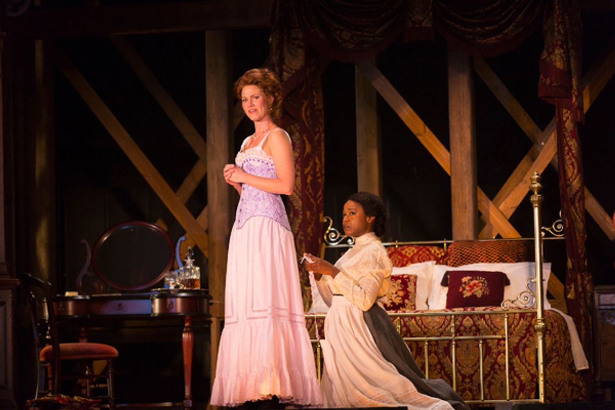 Kate MacCluggage and Quincy Tyler Bernstine at 