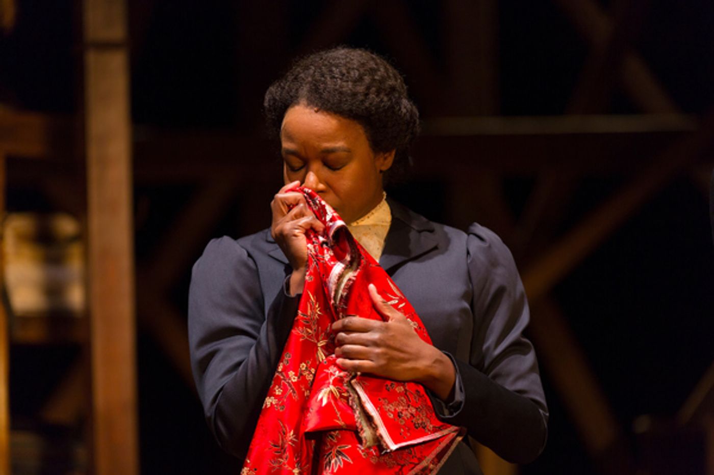 Photo Flash: First Look at McCarter's INTIMATE APPAREL, Plus Lynn Nottage's Opening Night Visit!  Image