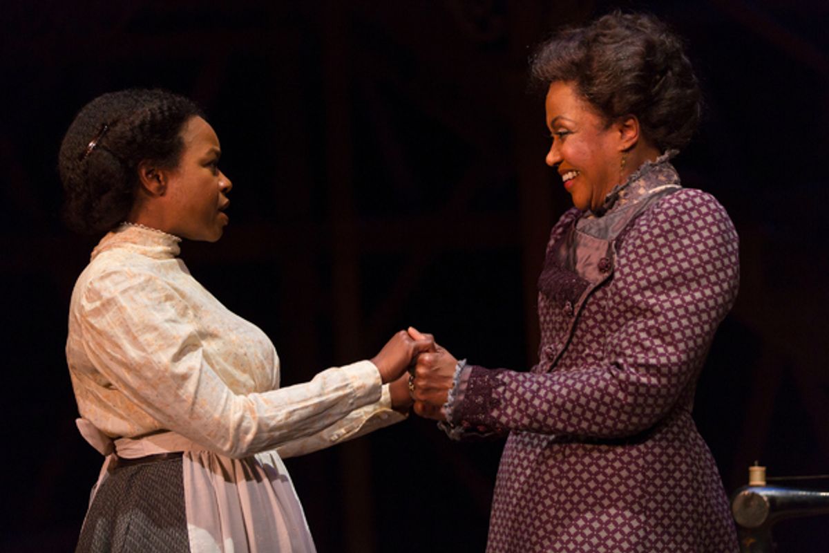 Quincy Tyler Bernstine and Brenda Pressley at 