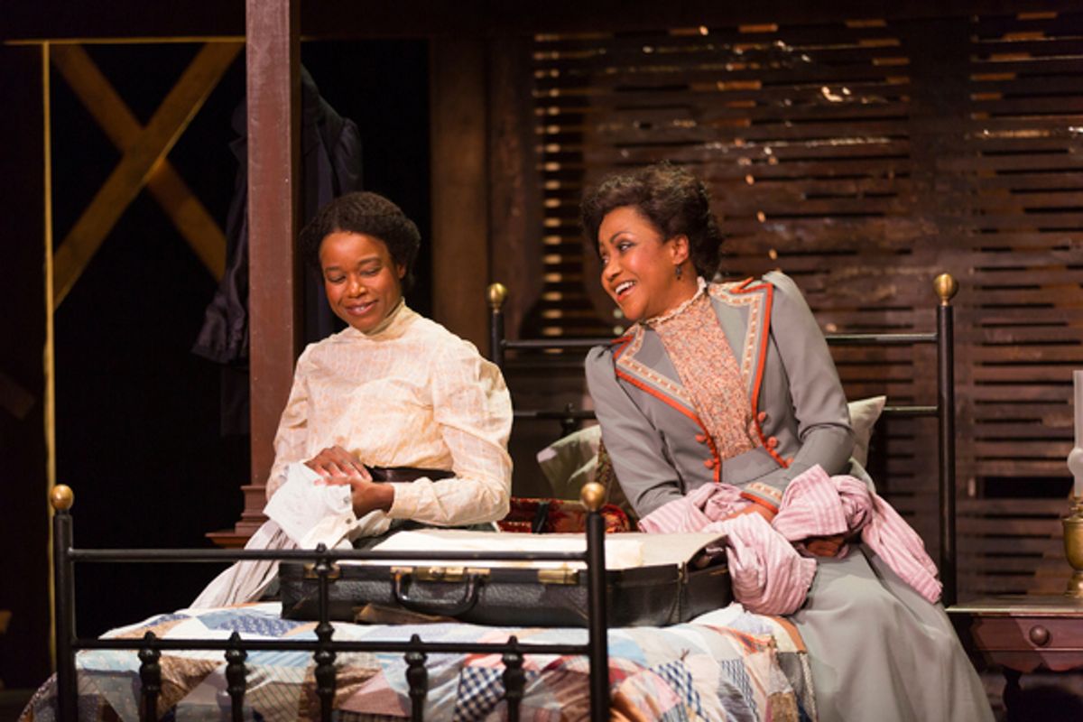 Quincy Tyler Bernstine and Brenda Pressley at 