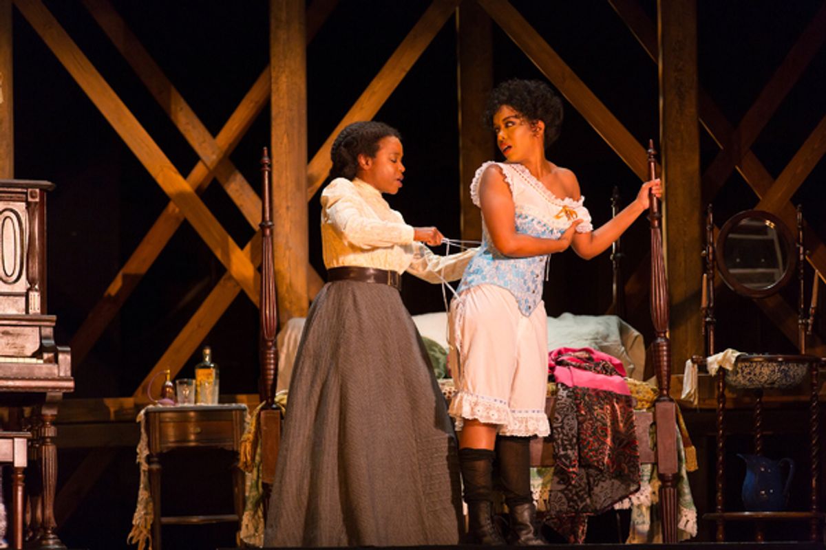 Quincy Tyler Bernstine and Jessica Frances Dukes at 