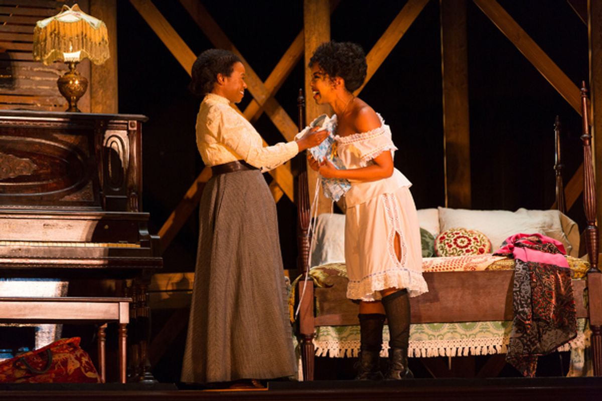 Quincy Tyler Bernstine and Jessica Frances Dukes at 