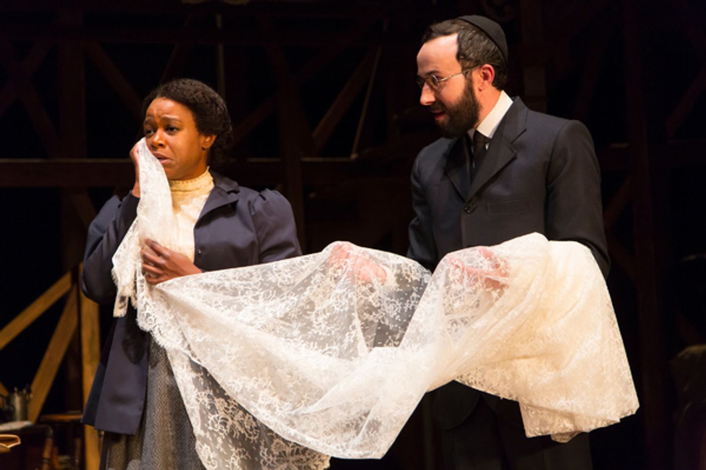 Photo Flash: First Look at McCarter's INTIMATE APPAREL, Plus Lynn Nottage's Opening Night Visit!  Image