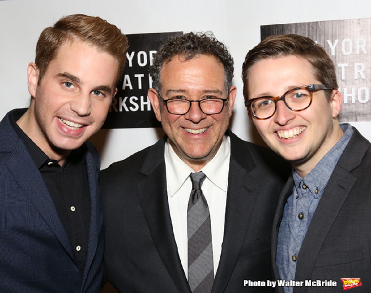 Ben Platt, Michael Greif and Will Roland  at 