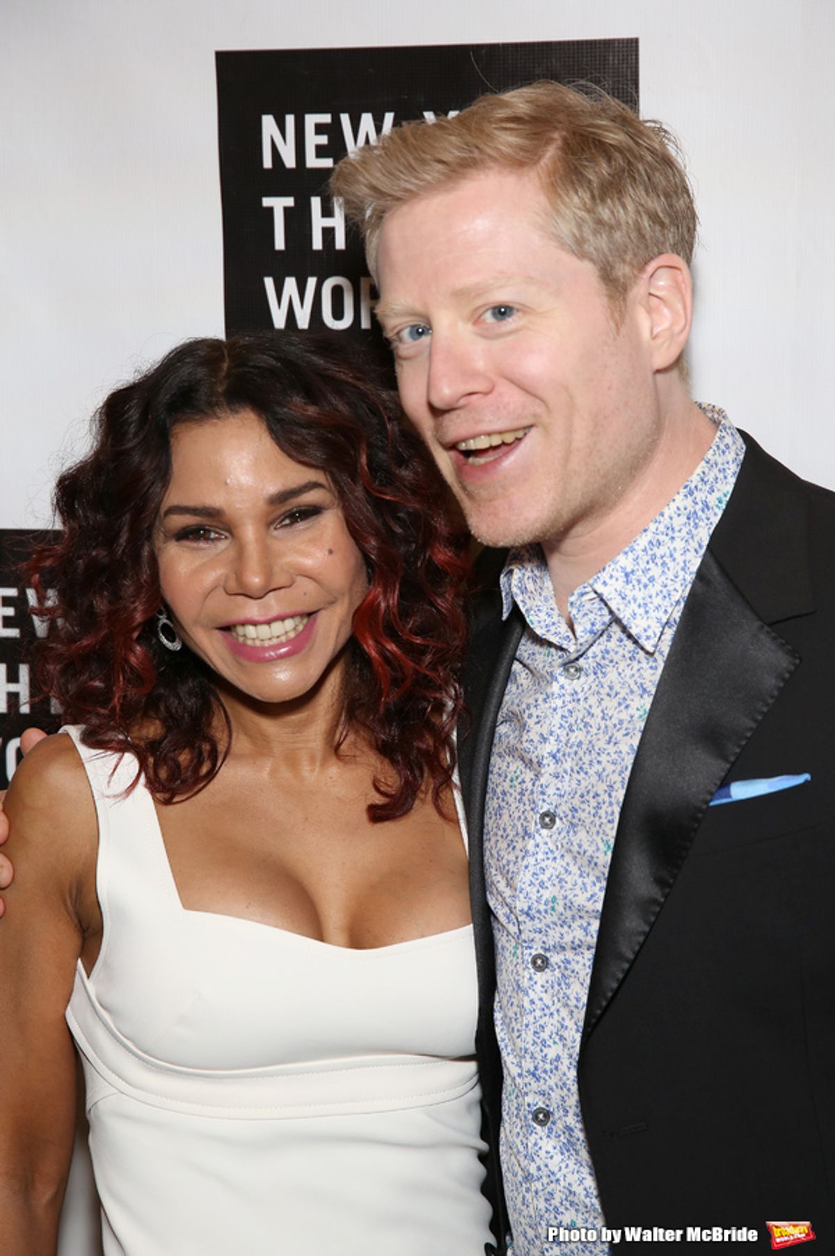 Daphne Rubin Vega and Anthony Rapp  at 