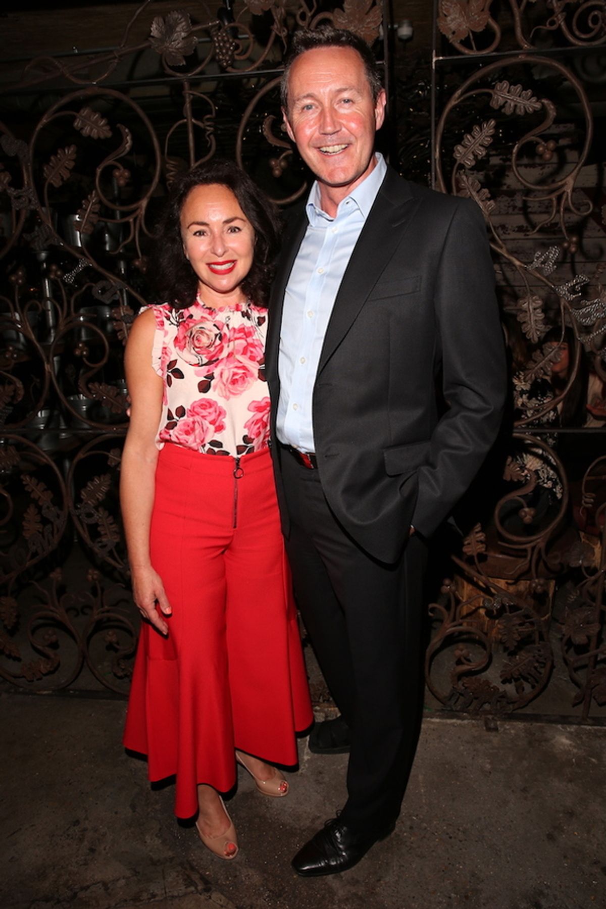 Samantha Spiro and Mark Leadbetter at 