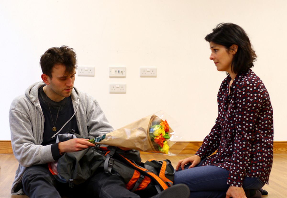 Harry Melling and Jasmine Hyde at 