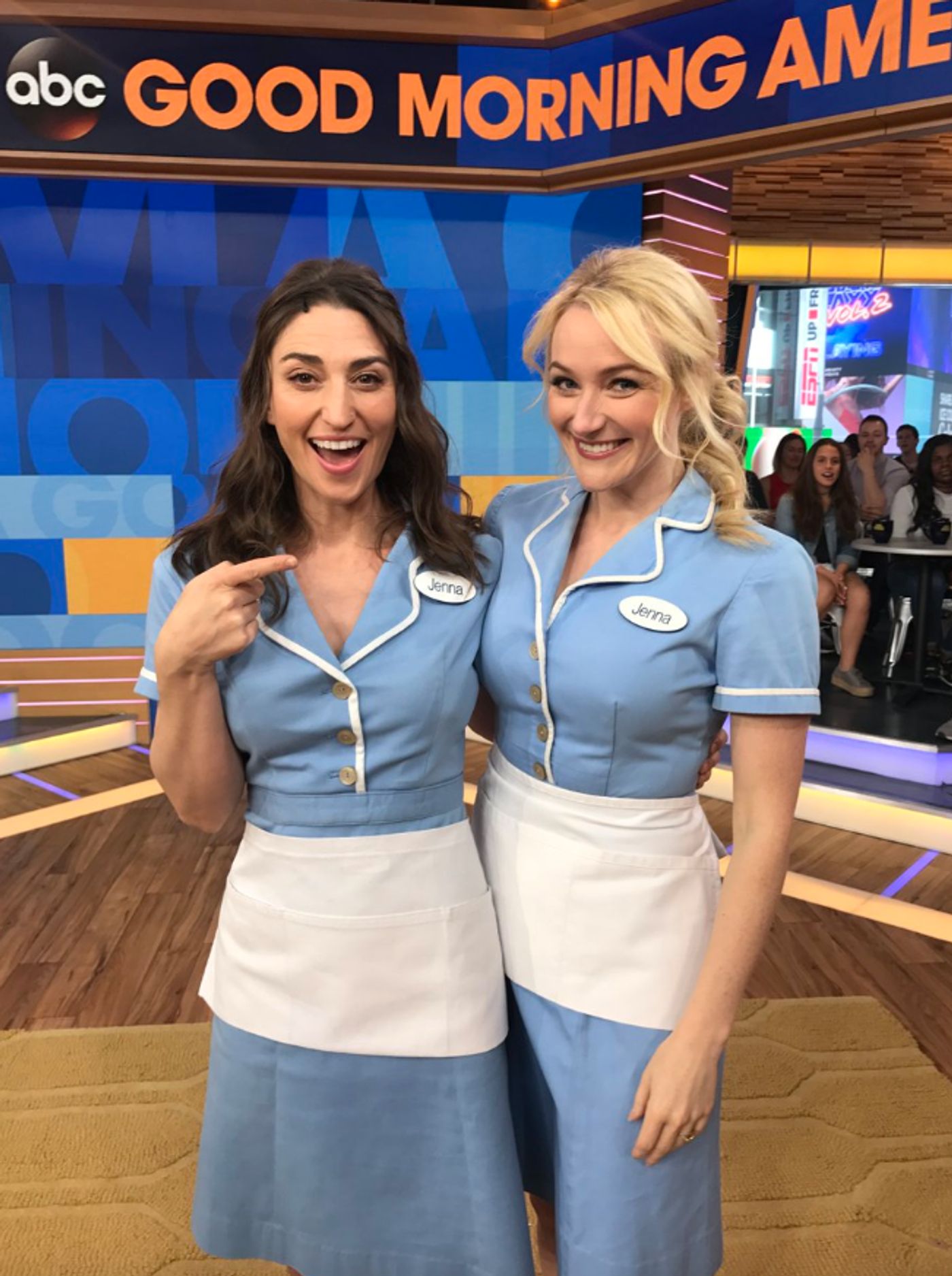 VIDEO: Sara Bareilles & Cast of WAITRESS Give Surprise Pop-Up Performance on GMA  Image