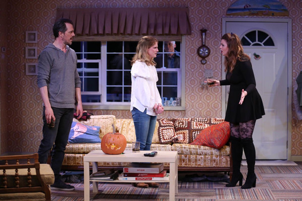 Darren Pettie, Ella Dershowitz, Frank Wood and Amber Tamblyn at 