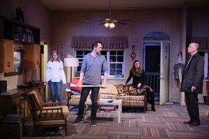 Ella Dershowitz, Darren Pettie, Amber Tamblyn and Frank Wood @ BroadwayWorld Ella Dershowitz, Darren Pettie, Amber Tamblyn and Frank Wood Photo