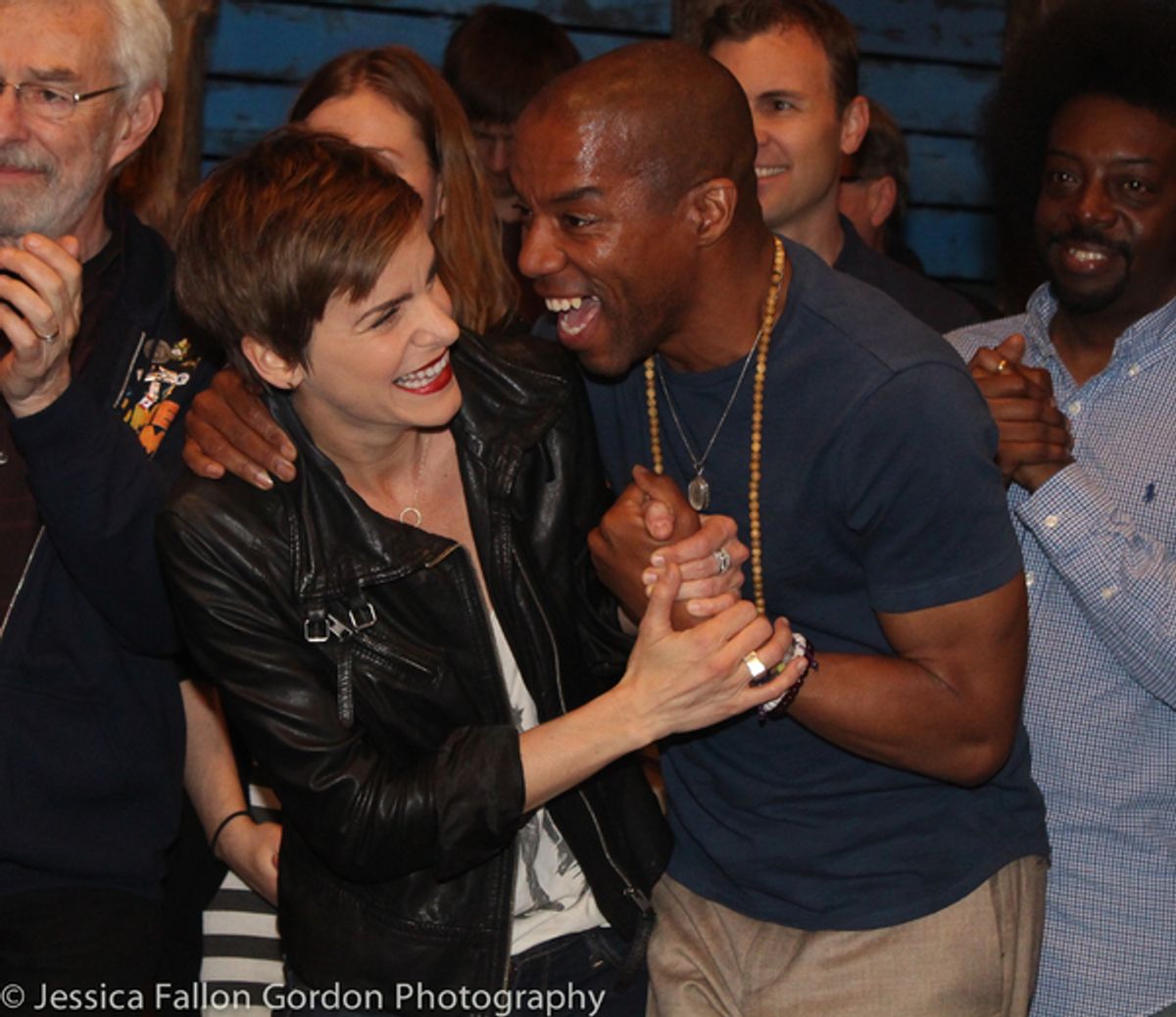 Jenn Colella and Rodney Hicks  at 