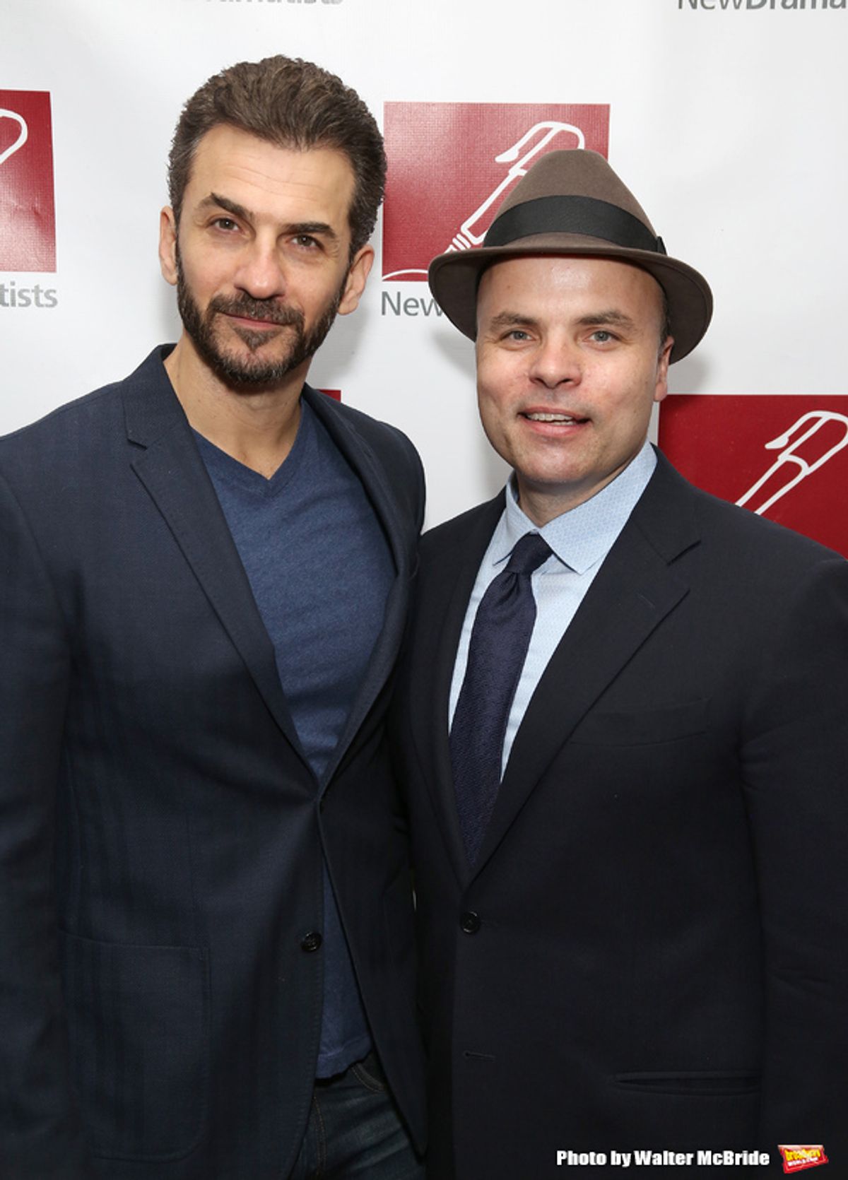 Michael Aronov and J.T. Rogers  at 