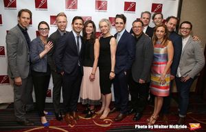The Dear Evan Hansen creative team: writers Justin Paul and Benj Pasek, producer Stac Photo
