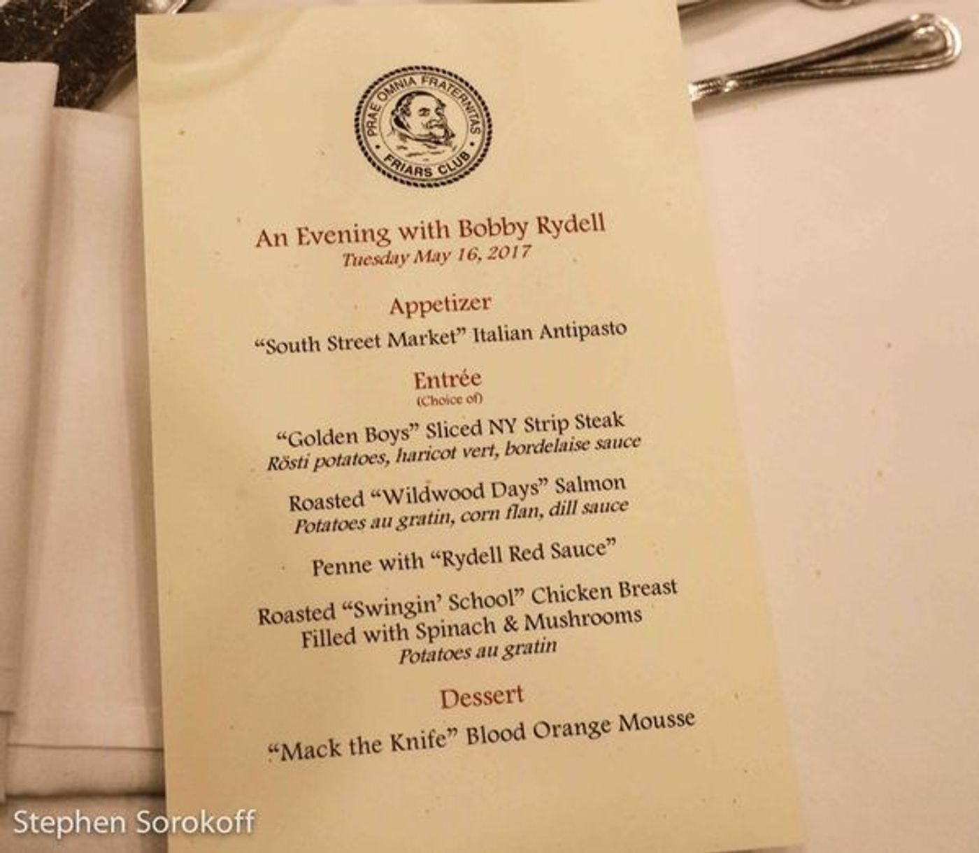 Photo Coverage: Bobby Rydell Has An Evening At The Friars Club  Image