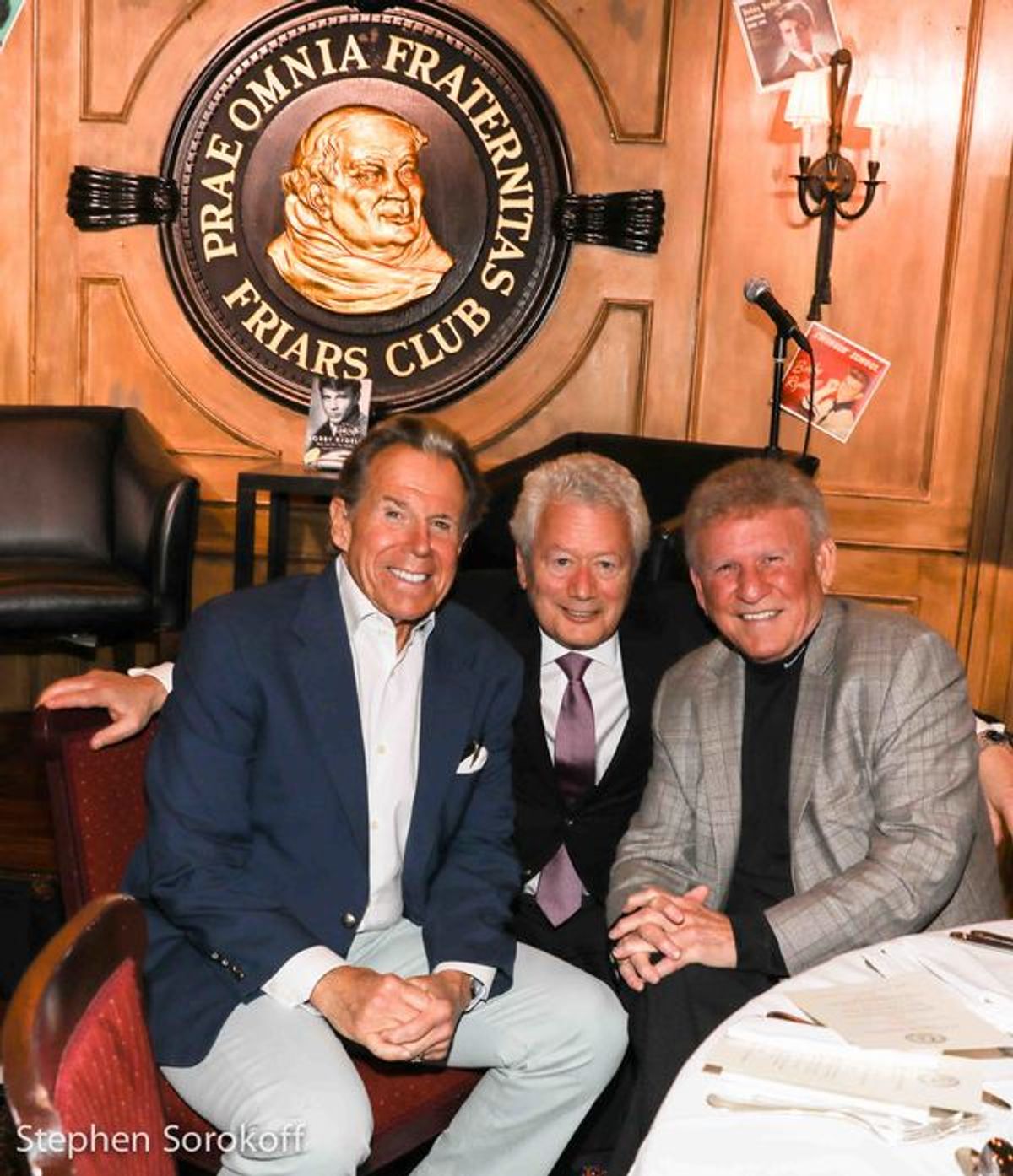 Bill Boggs, Stephen Sorokoff, Bobby Rydell at 