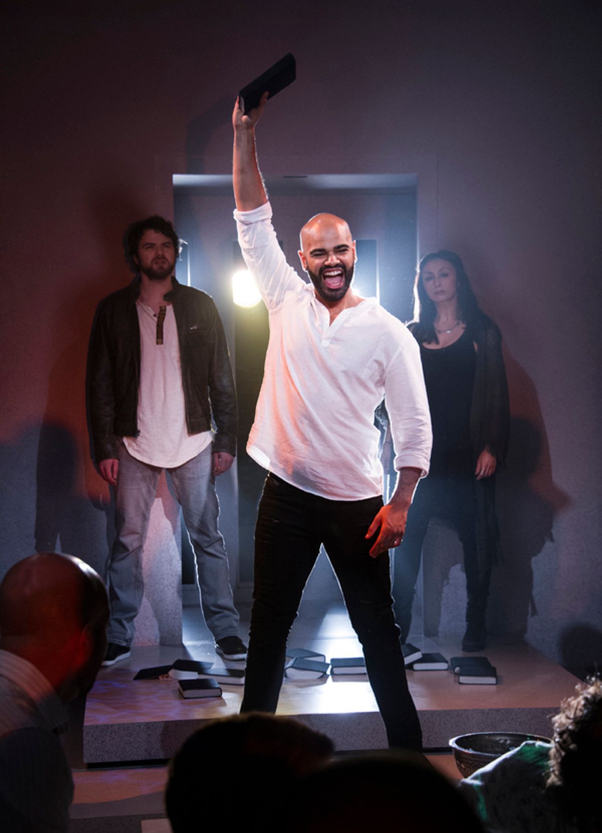 Ari McKay Wilford, Nicholas Edwards, and Natascia Diaz at 