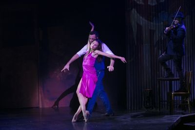 Micaela Spina, Juan Cupini and Julio Dominguez Photo