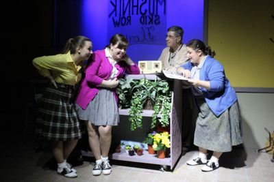 Jerry Brucker, Brittany Baumeister, Jessie Dau, and Kirsten Almeida Photo