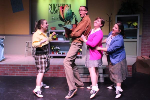 Chris Egging and Brittany Baumeister, Jessie Dau, and Kirsten Almeida Photo