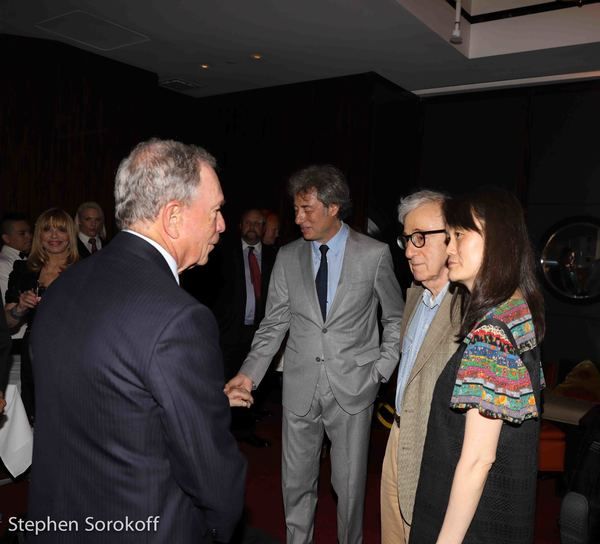 Mayor Michael Bloomberg, Marco Maccioni, Woody Allen, Soon-Yi Previn Photo