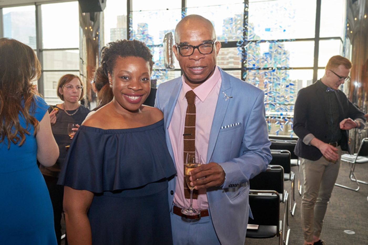 Photo Flash: Anna Deveare Smith, Cast of THE WOLVES and More at Playwrights Realm's 10th Anniversary Writers Block Party  Image