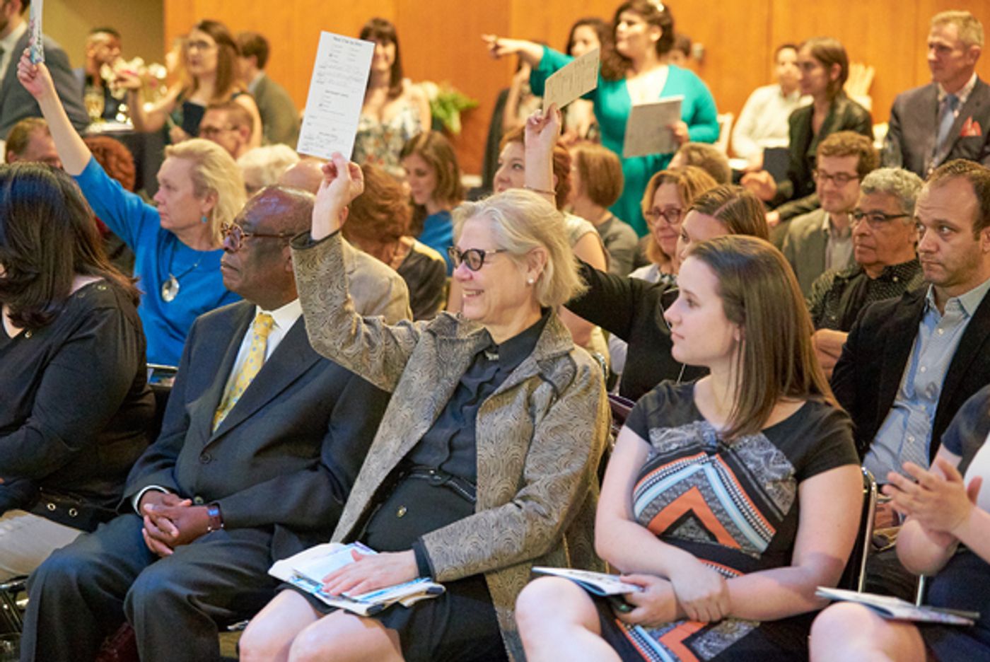 Photo Flash: Anna Deveare Smith, Cast of THE WOLVES and More at Playwrights Realm's 10th Anniversary Writers Block Party  Image
