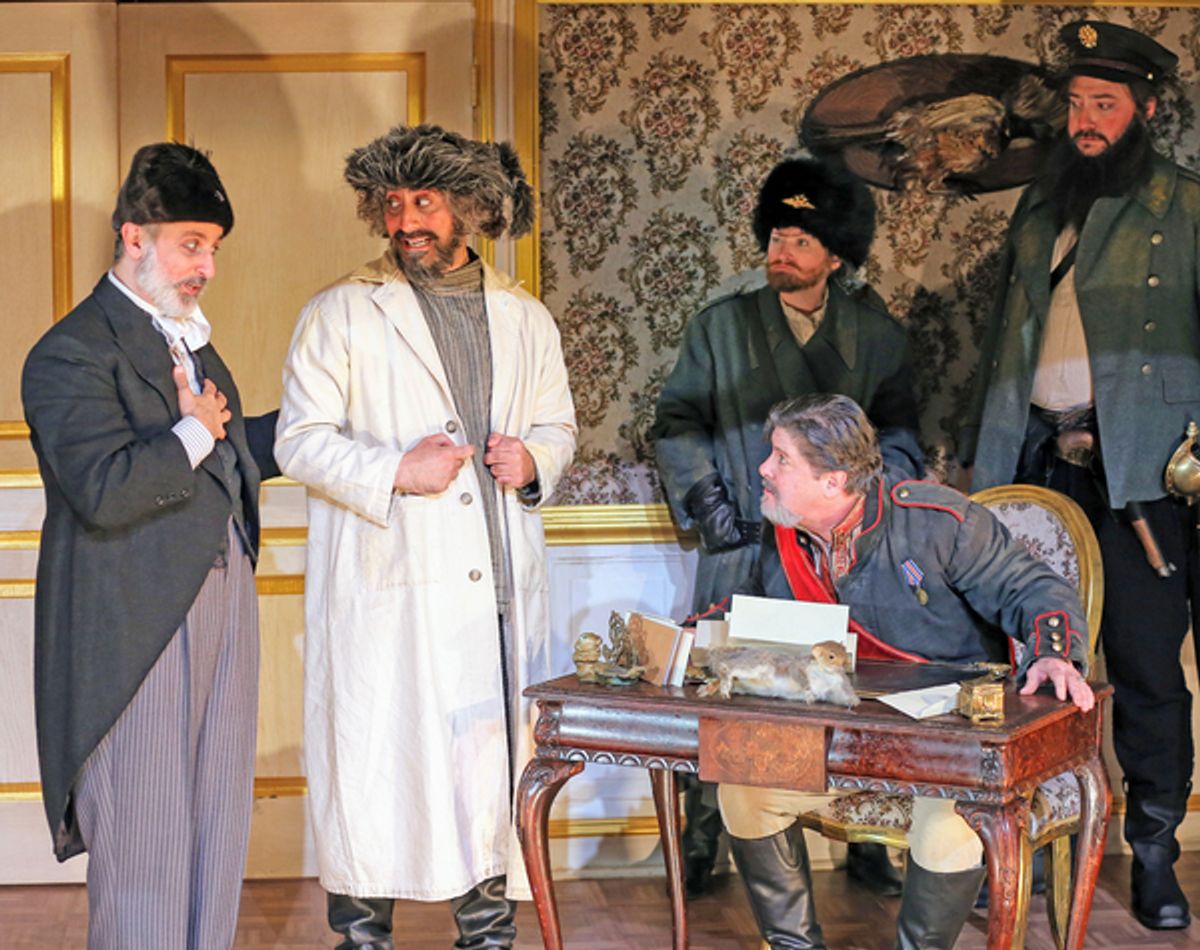 Stephen DeRosa, James Rana, Kelly Hutchinson, Michael McGrath, and Luis Moreno at 