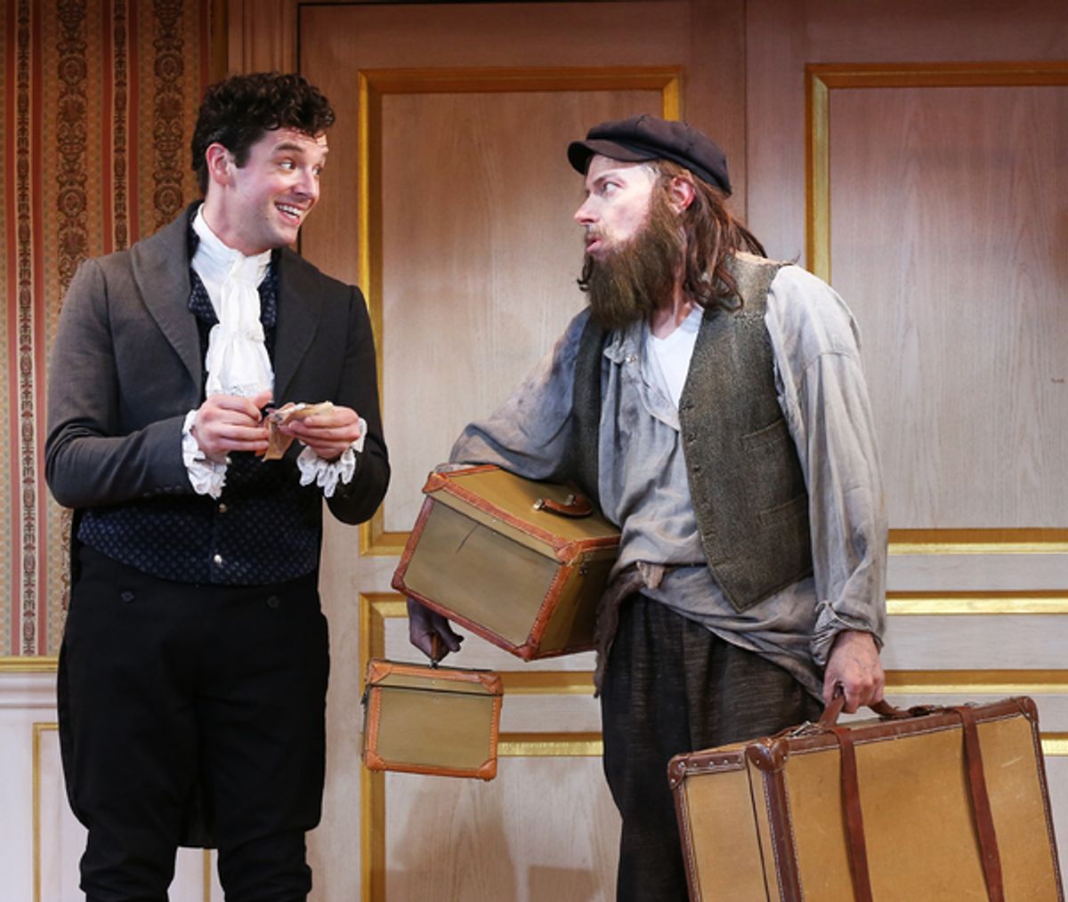 Michael Urie and Arnie Burton at 