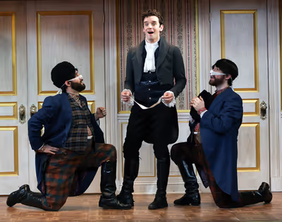 Ryan Garbayo, Michael Urie, and Ben Mehl Photo