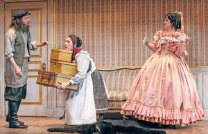 Arnie Burton, Mary Lou Rosato, and Mary Testa @ BroadwayWorld Arnie Burton, Mary Lou Rosato, and Mary Testa Photo