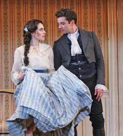 Michael Urie and Talene Monahon Photo