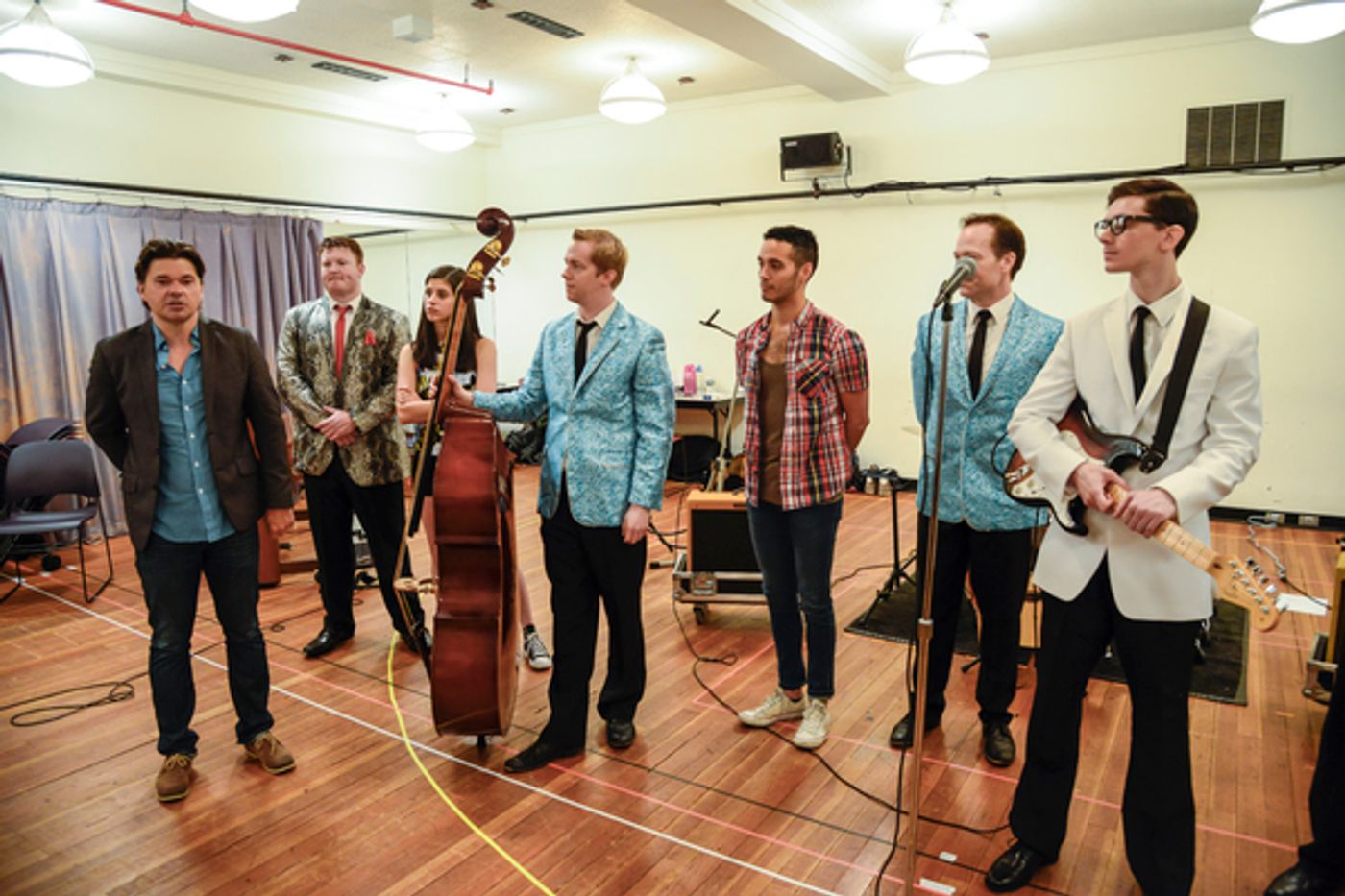 Photo Flash: Oh, Boy! Go Inside Rehearsal with John Dewey, Hunter Foster and More for BCP & Kimmel Center's BUDDY: THE BUDDY HOLLY STORY  Image