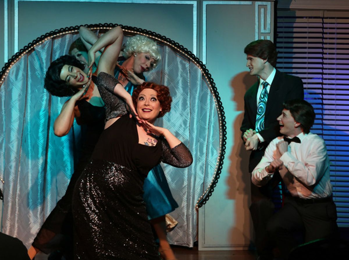 Caitlin Jackson, Sydney Genco, Elizabeth Lesinski and Ed Jones with Chazie Bly and Adrian Hadlock at 