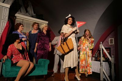 Steve Love with Sydney Genco, Caitlin Jackson, Ed Jones, Elizabeth Lesinski, Adrian H Photo