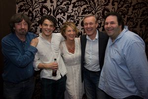 Trevor Nunn, Edward Bluemel, Anthony Head and David Babani Photo