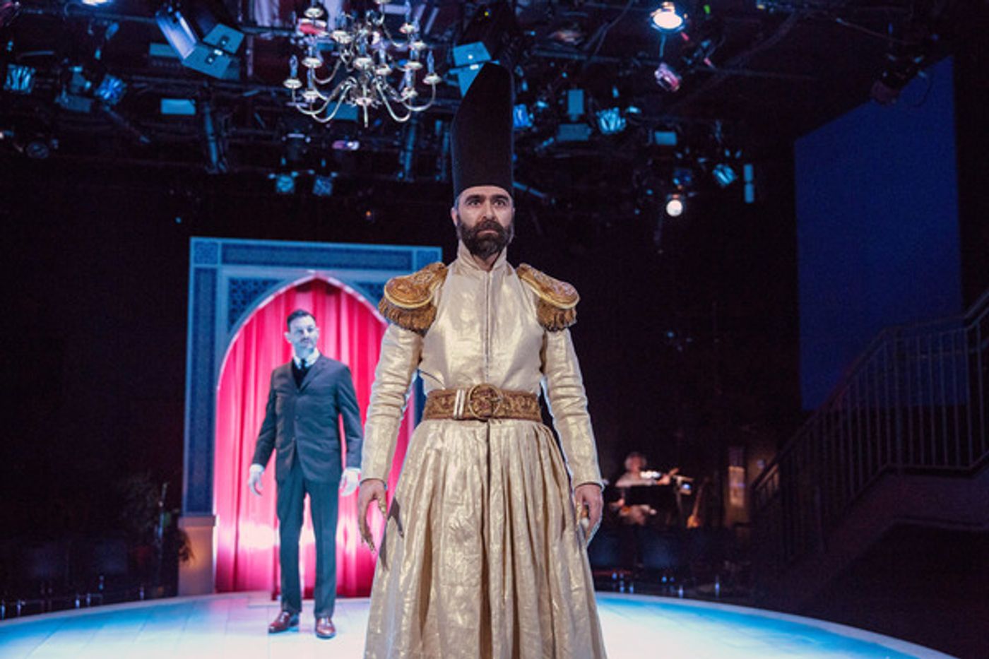 Photo Flash: First Look at Arian Moayed, Sherie Rene Scott, Micah Stock and More in Waterwell's Dual-Language HAMLET Photo Flash: First Look at Arian Moayed, Sherie Rene Scott, Micah Stock and More in Waterwell's Dual-Language HAMLET Image