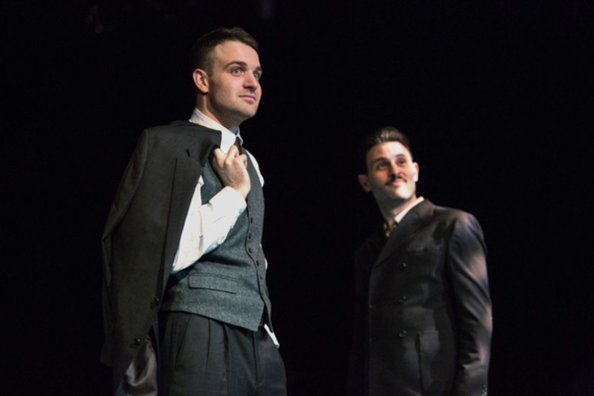 Micah Stock and Arian Moayed at 