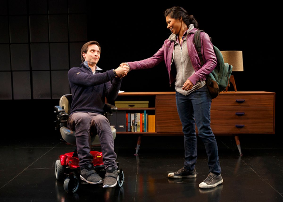 Gregg Mozgala and Jolly Abraham at 