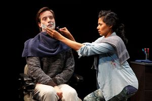 Gregg Mozgala and Jolly Abraham @ BroadwayWorld Gregg Mozgala and Jolly Abraham Photo