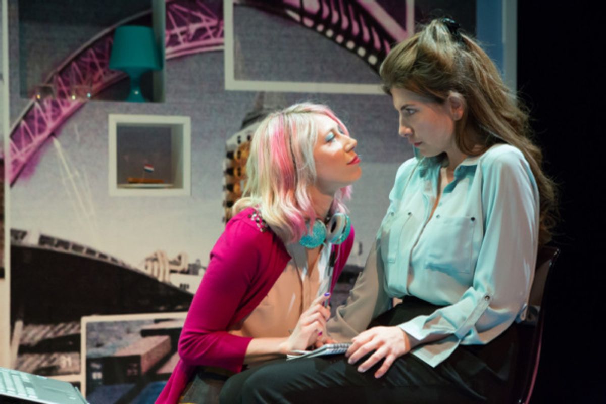 Ellie Morris and Alice McCarthy at 