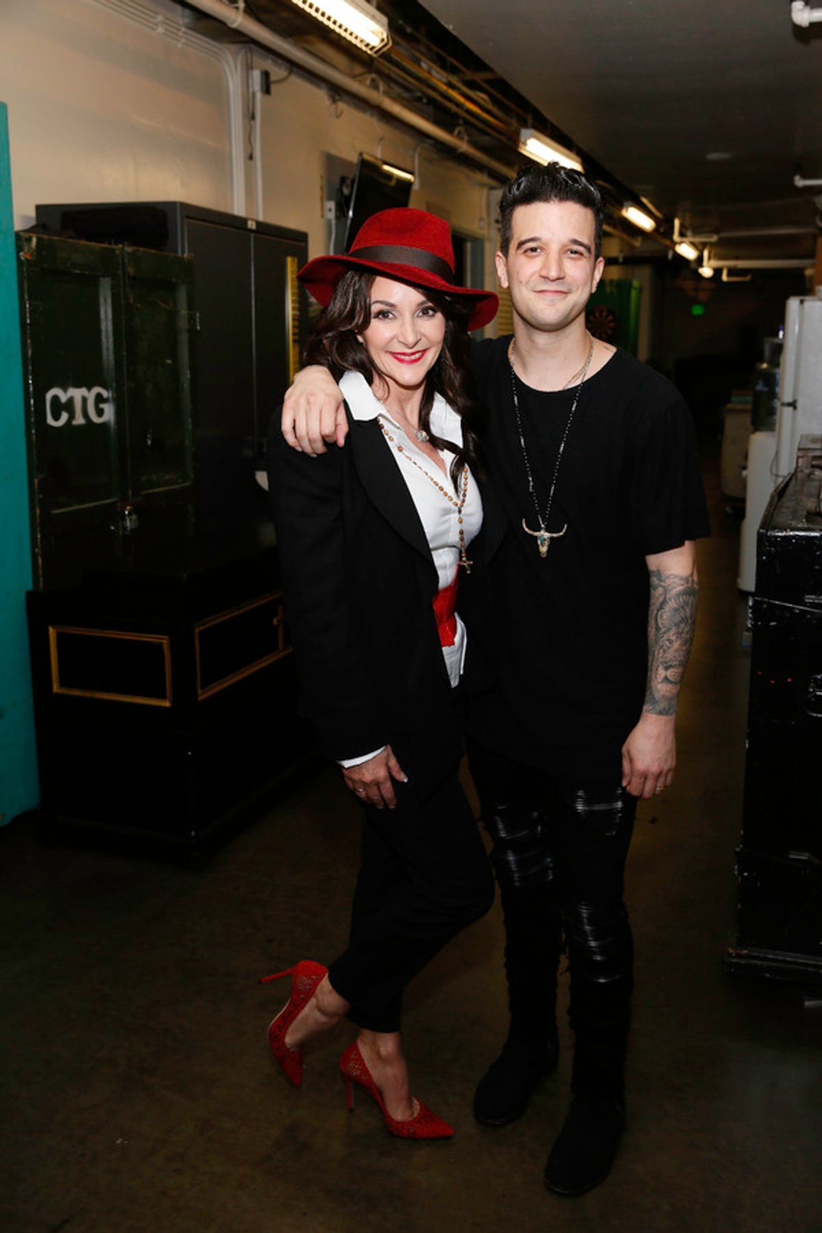 Shirley Ballas and cast member Mark Ballas at 