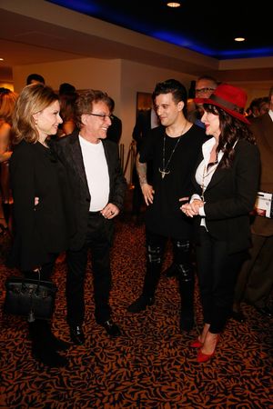 Jackie Jacobs, Frankie Valli, cast member Mark Ballas and Shirley Ballas Photo