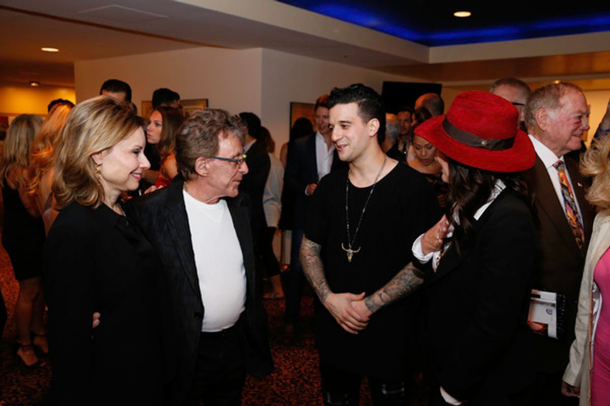 Jackie Jacobs, Frankie Valli, Mark Ballas and Shirley Ballas at 