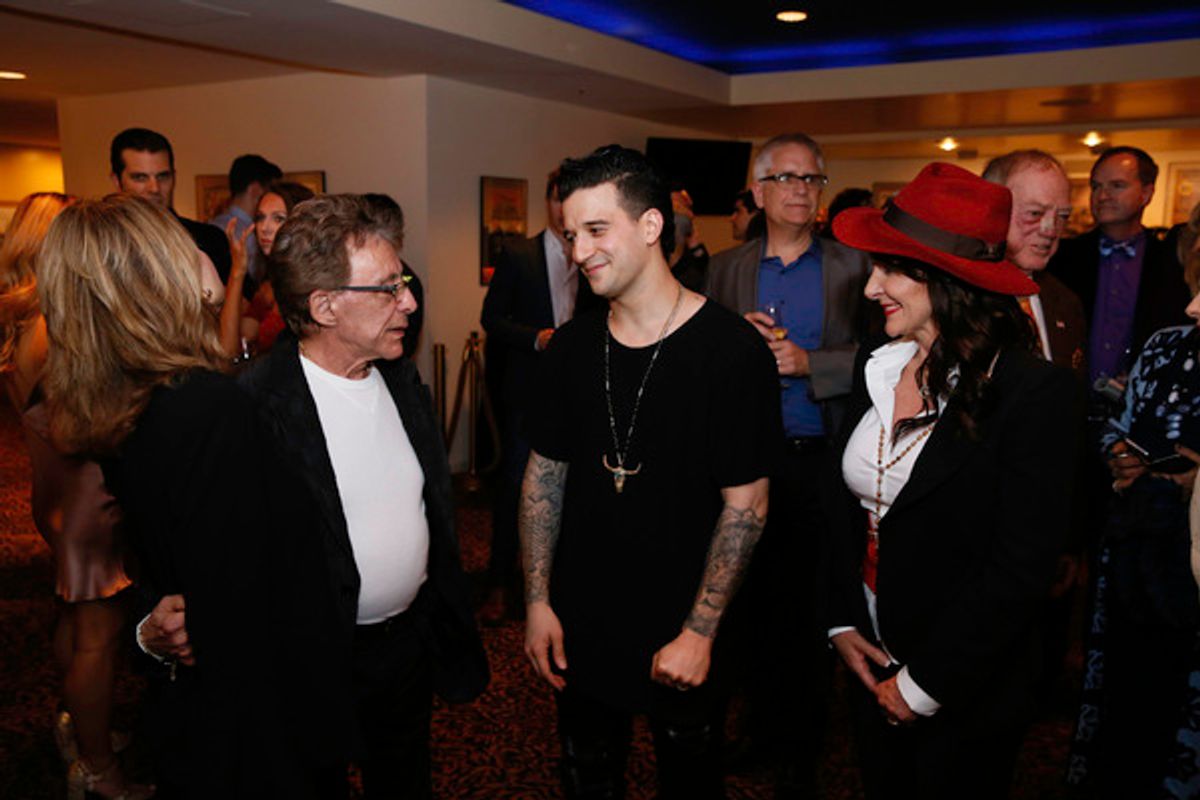 Jackie Jacobs, Frankie Valli, cast member Mark Ballas and Shirley Ballas at 